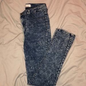 KanCan Acid Wash High Wasted Jeggings